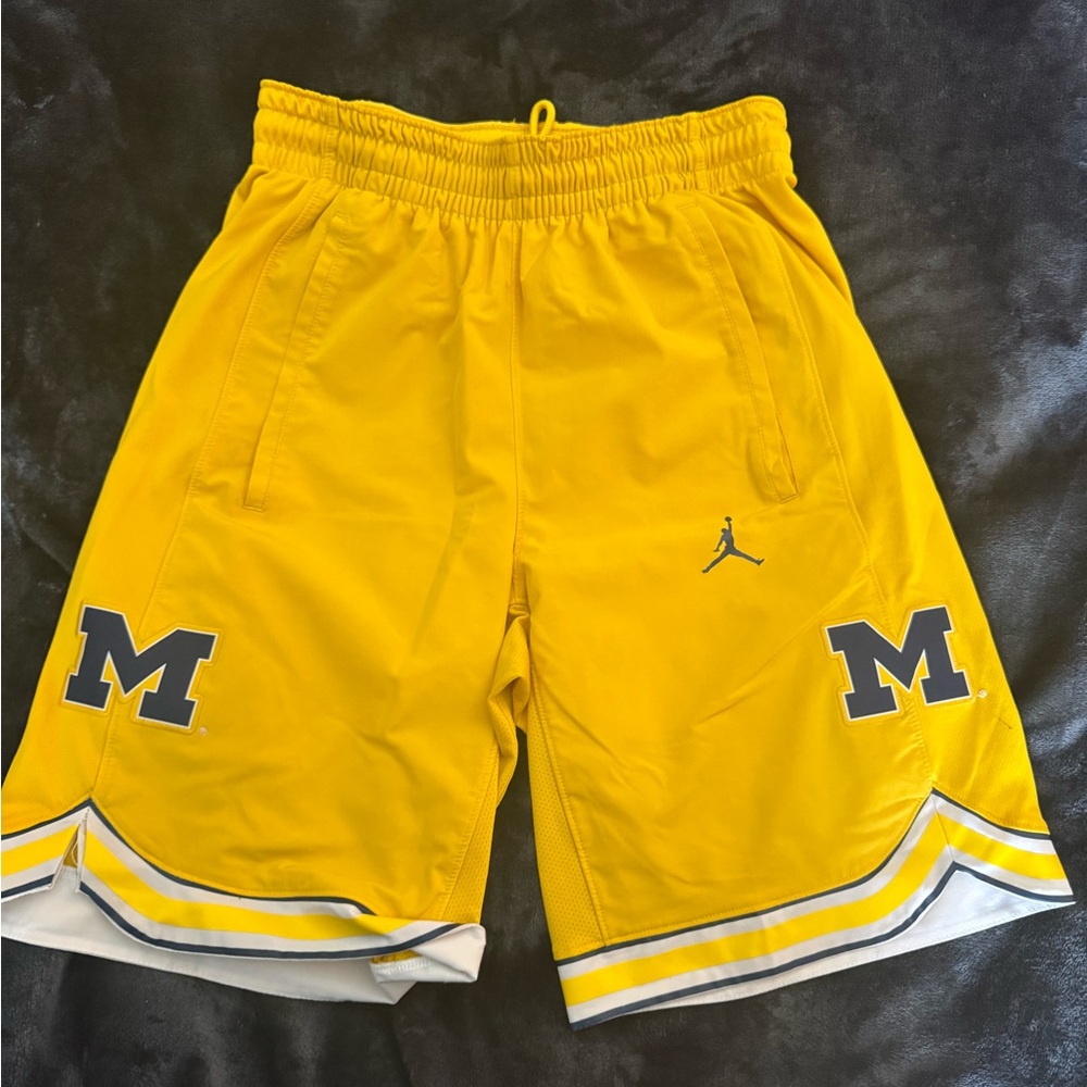 Michigan Wolverines Jordan Basketball Shorts